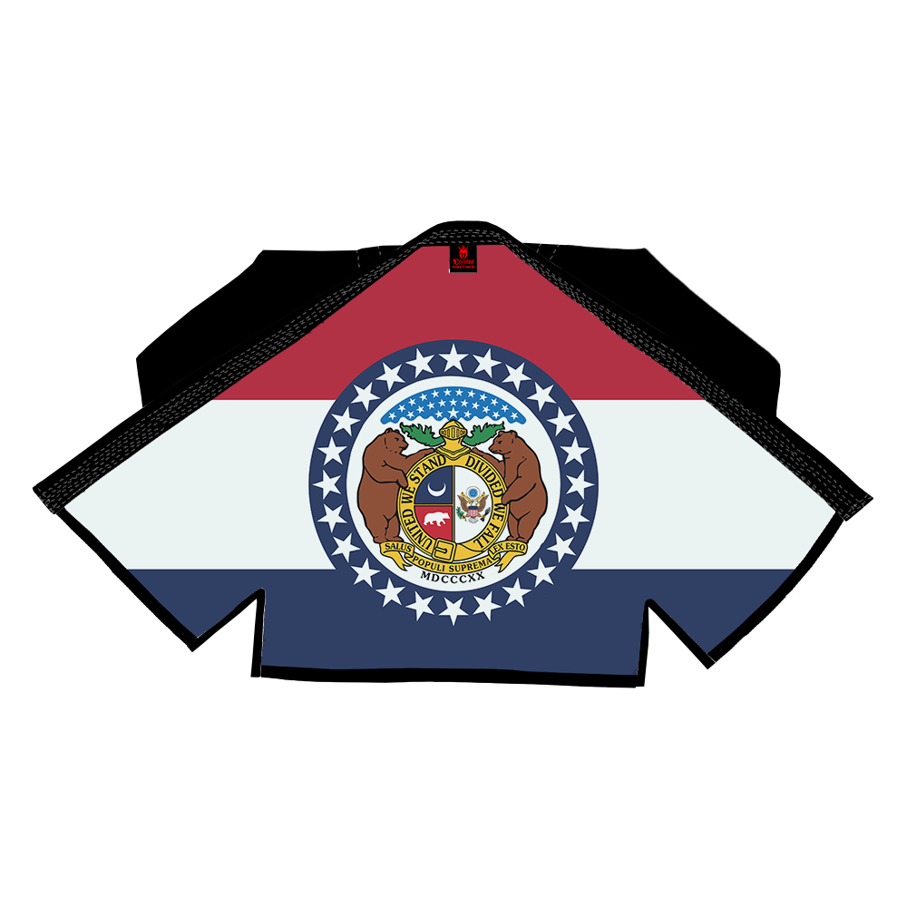 COMBAT PATRIOTIC ALL STATE OF AMERICA SUBLIMATION BRAZILIAN JIU JITSU GI BJJ GI)