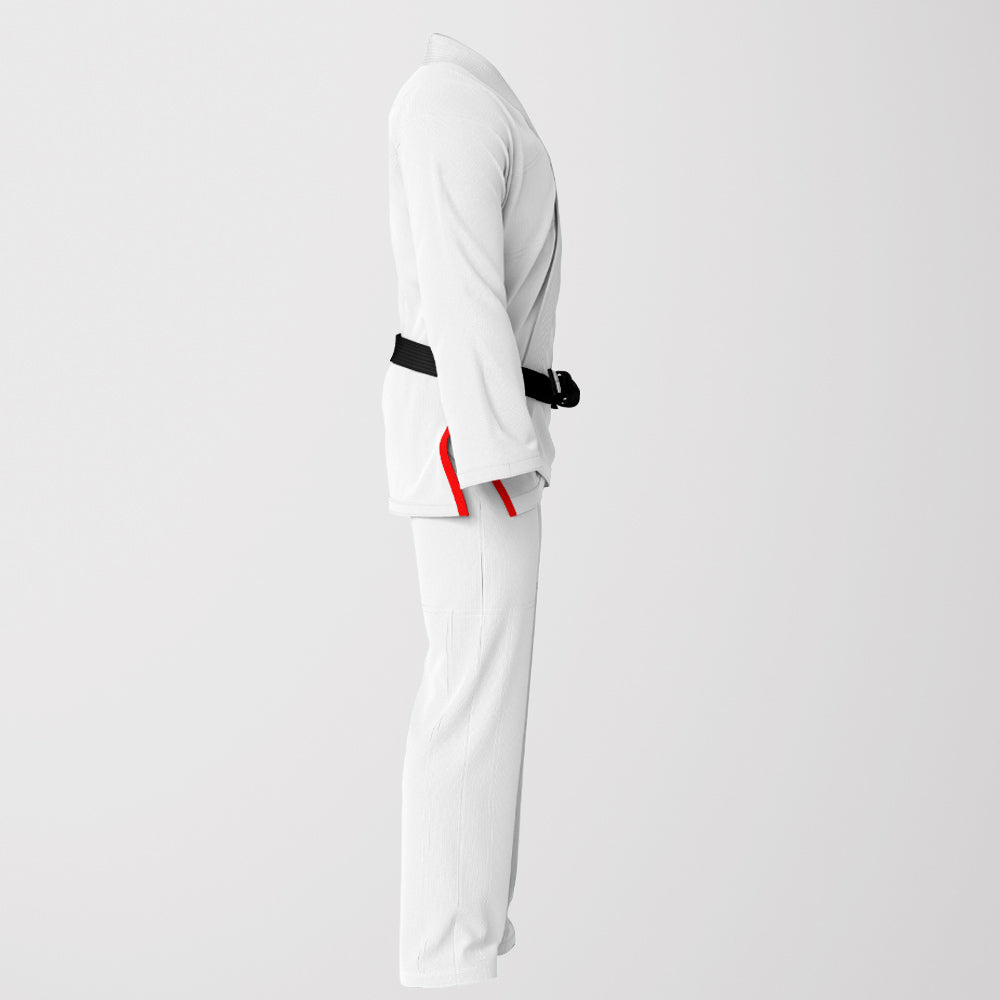 Native American Chief Head Sublimation Brazilian Jiu Jitsu Gi - Warrior White BJJ GI