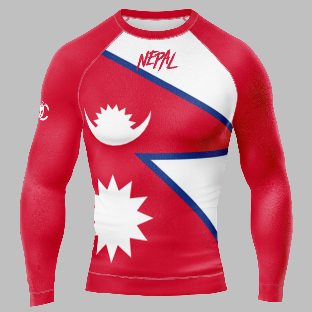 MMA PATRIOT NEPAL Long Sleeve Rash Guard