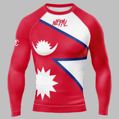 MMA PATRIOT NEPAL Long Sleeve Rash Guard