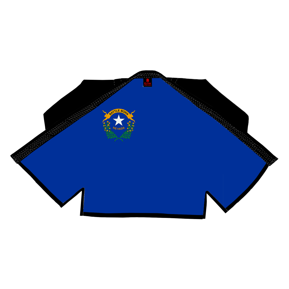 COMBAT PATRIOTIC ALL STATE OF AMERICA SUBLIMATION BRAZILIAN JIU JITSU GI BJJ GI)