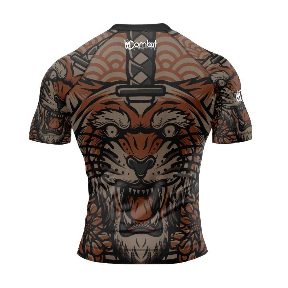 MMA Roaring Tiger Short Sleeve Rash Guard