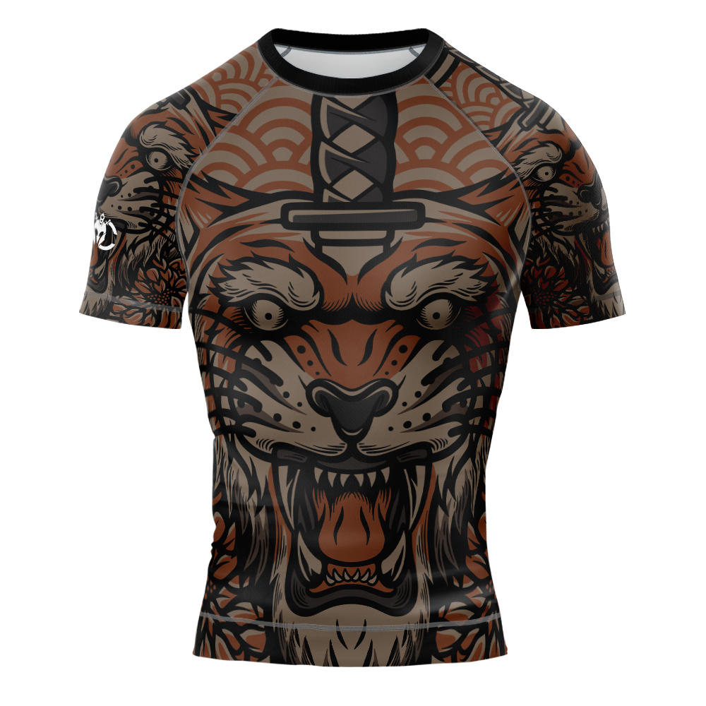 MMA Roaring Tiger Short Sleeve Rash Guard
