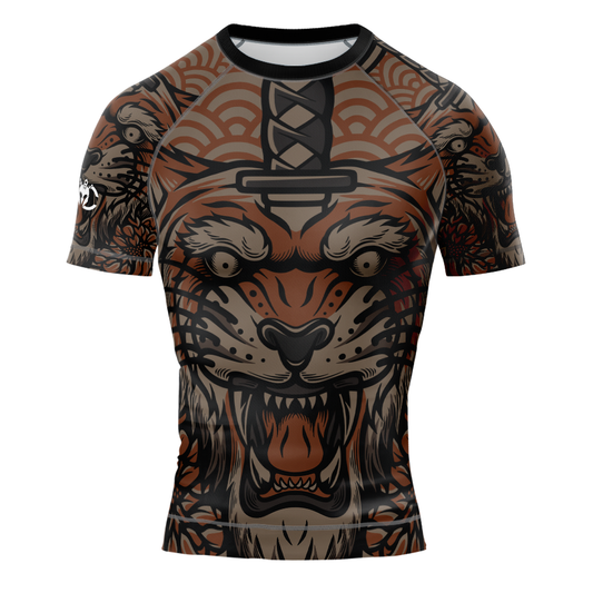MMA Roaring Tiger Short Sleeve Rash Guard