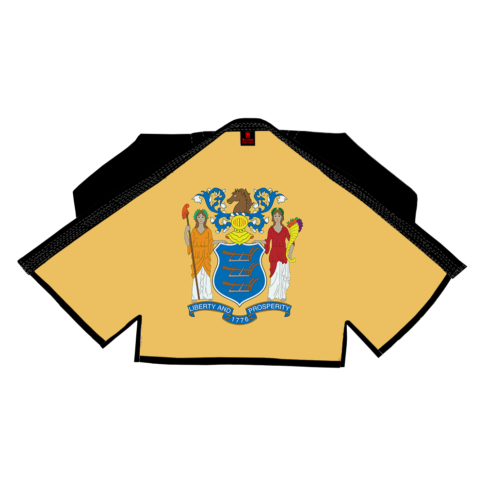 COMBAT PATRIOTIC ALL STATE OF AMERICA SUBLIMATION BRAZILIAN JIU JITSU GI BJJ GI)