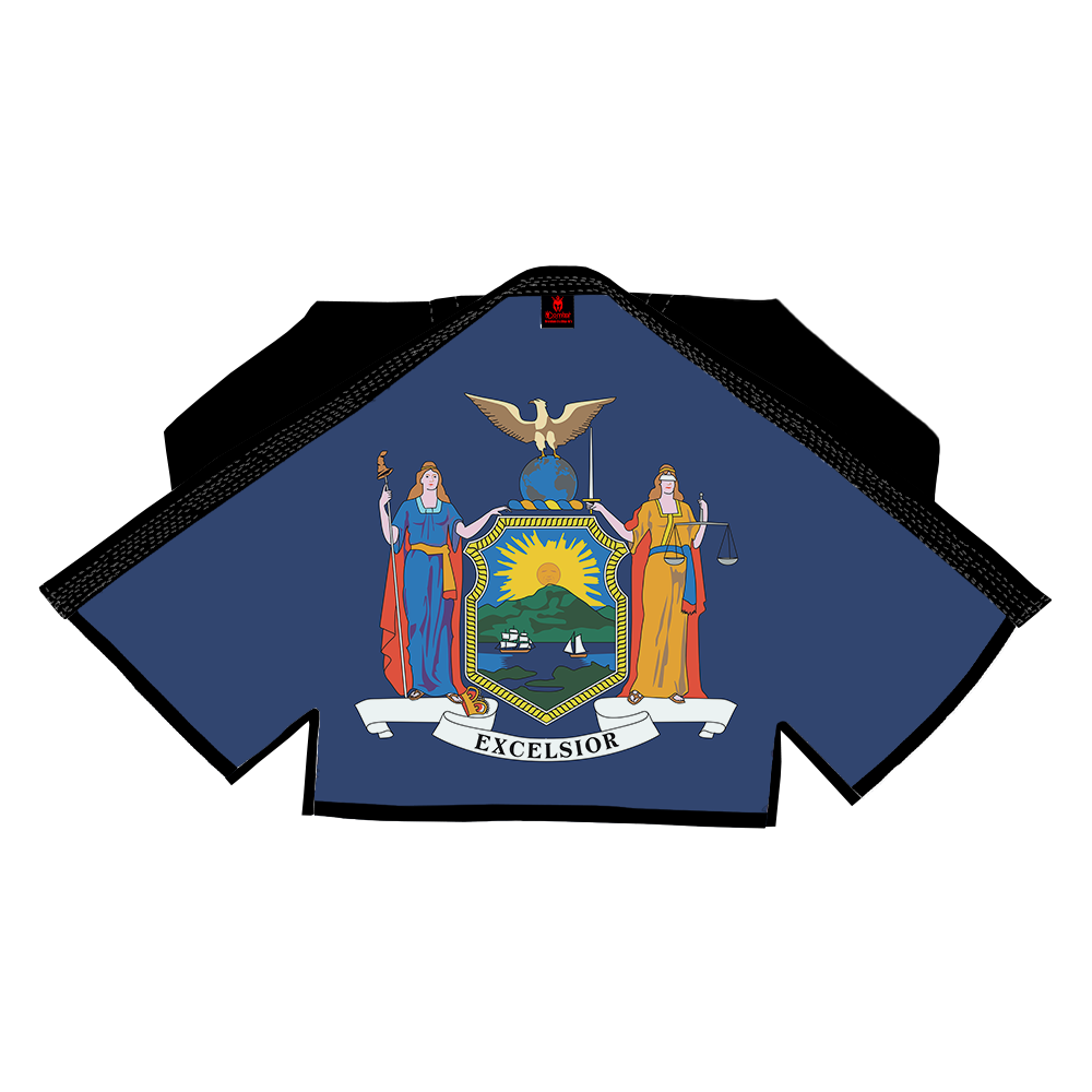 COMBAT PATRIOTIC ALL STATE OF AMERICA SUBLIMATION BRAZILIAN JIU JITSU GI BJJ GI)