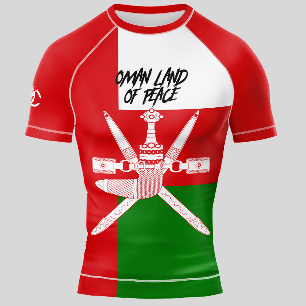 MMA PATRIOT OMAN PEACE LONG&SHORT SLEEVE RASH GUARD