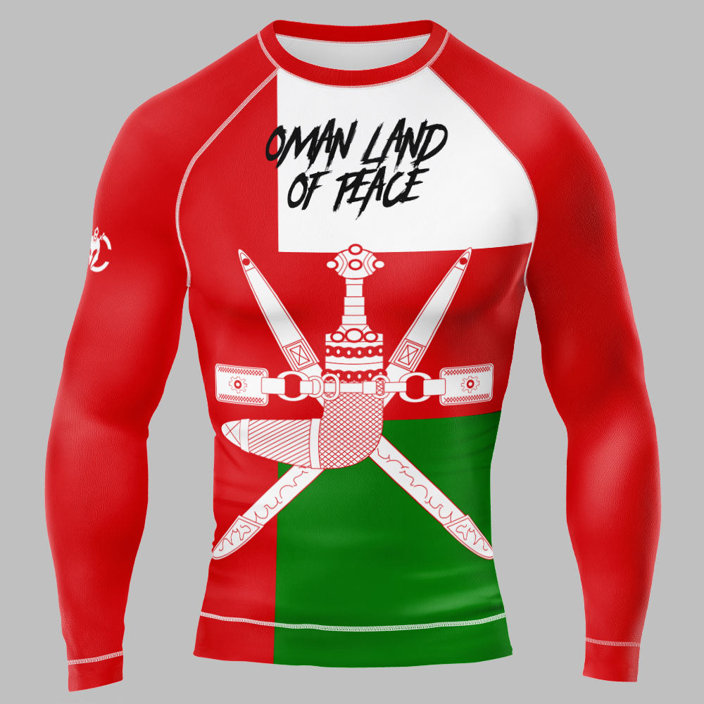 MMA PATRIOT OMAN PEACE LONG&SHORT SLEEVE RASH GUARD