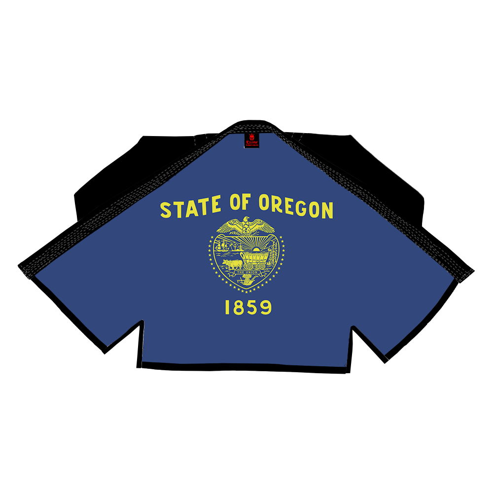 COMBAT PATRIOTIC ALL STATE OF AMERICA SUBLIMATION BRAZILIAN JIU JITSU GI BJJ GI)