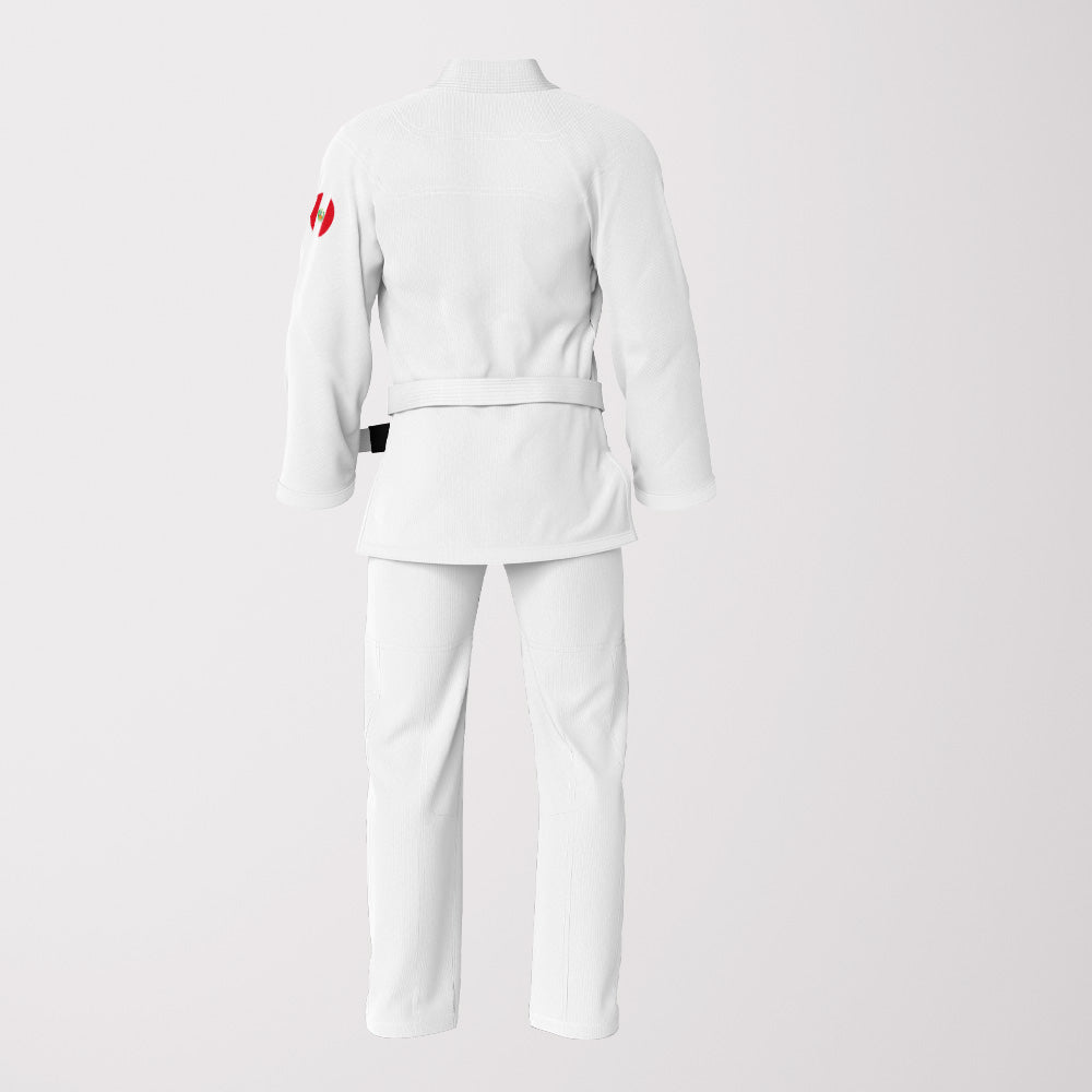 White Peruvian Flag Sublimation Brazilian Jiu Jitsu Gi – Patriotic Edition
