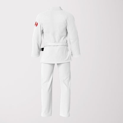 White Peruvian Flag Sublimation Brazilian Jiu Jitsu Gi – Patriotic Edition