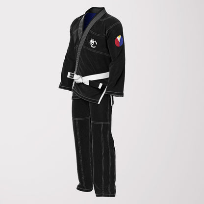 Philippines Flag Sublimation BJJ Gi – Black Pearl Weave Shadow Edition