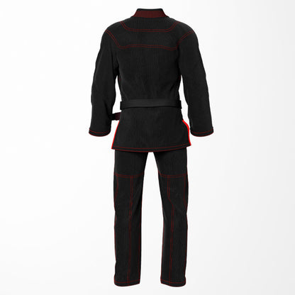Combat Scorpion Sublimation Brazilian Jiu Jitsu Gi - Black/Red BJJ GI