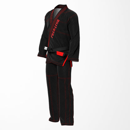 Combat Scorpion Sublimation Brazilian Jiu Jitsu Gi - Black/Red BJJ GI