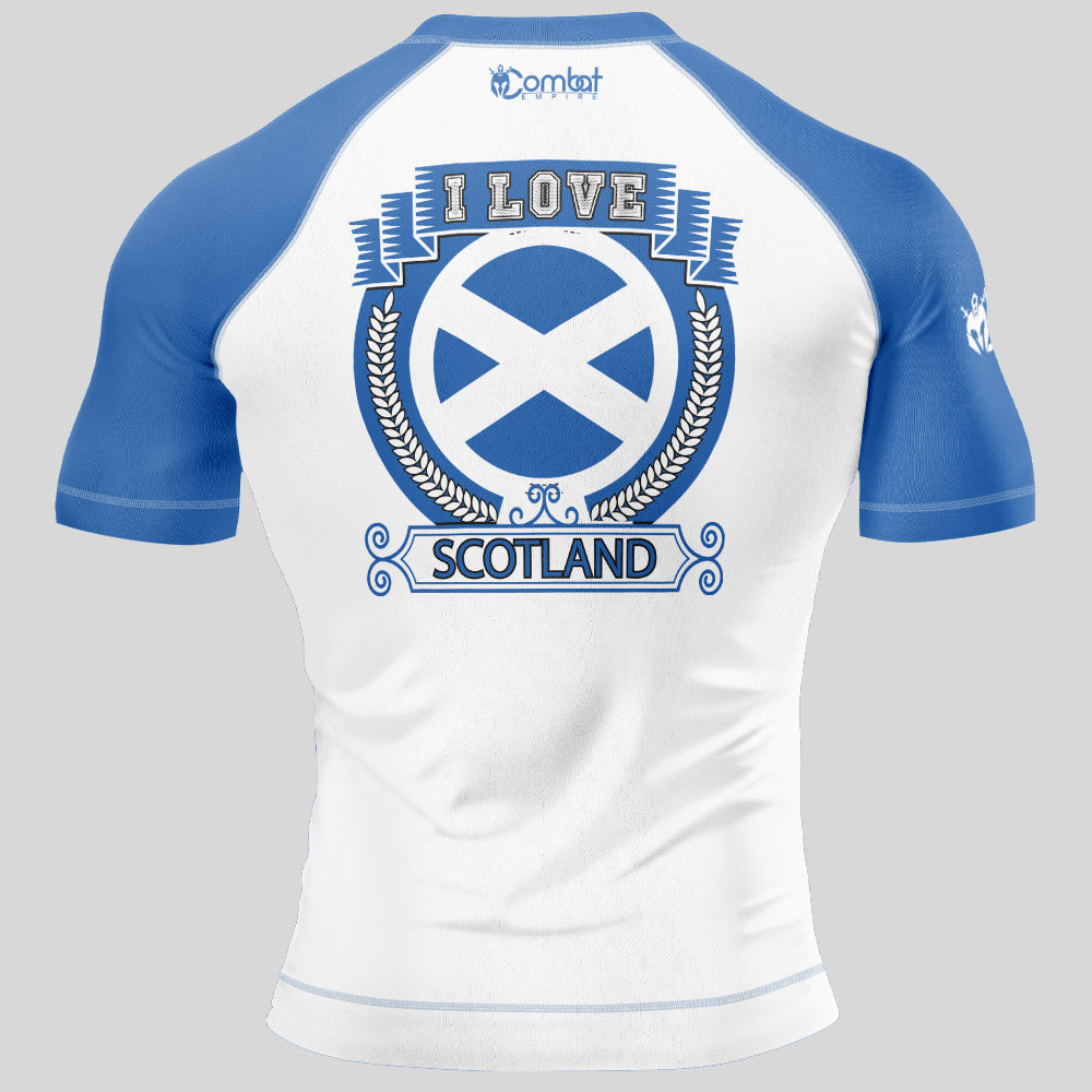 MMA PATRIOT PROUD TO BE SCOTLAND LONG&SHORT SLEEVE RASH GUARD