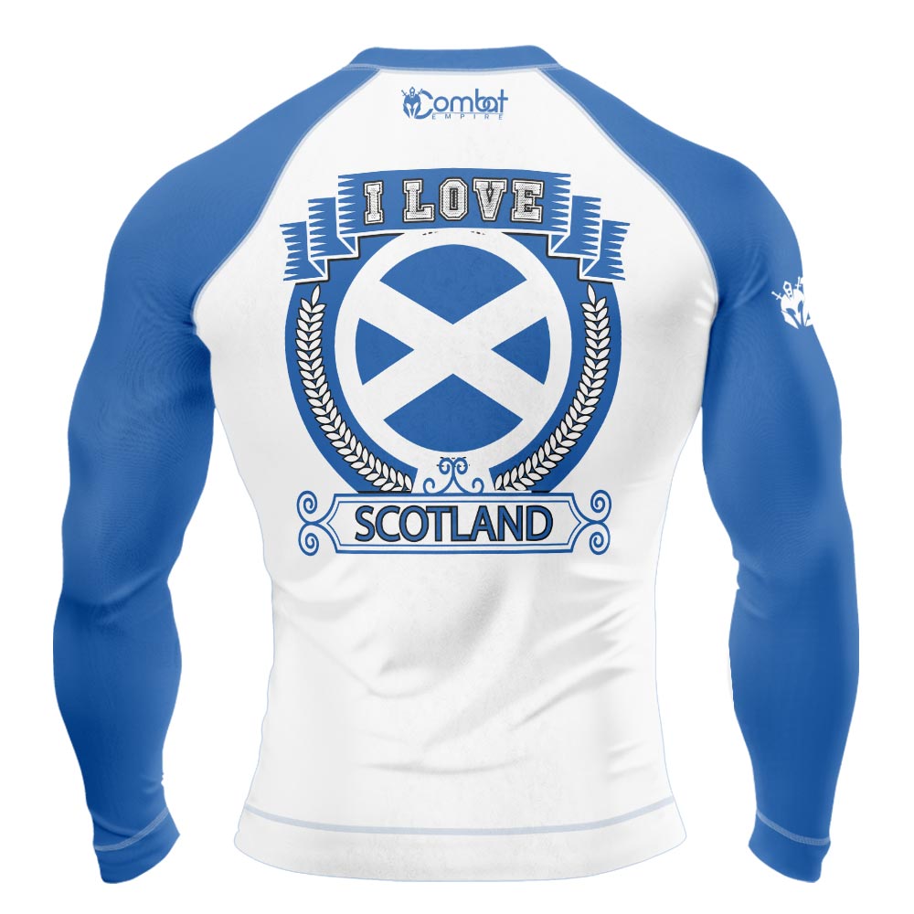 MMA PATRIOT PROUD TO BE SCOTLAND LONG&SHORT SLEEVE RASH GUARD