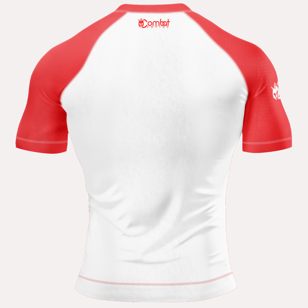 MMA PUETTO RICO PATRIOTIC SHORT SLEEVE RASH GUARD