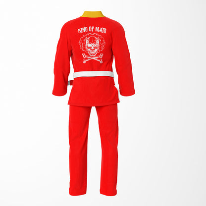 Monkey D. Luffy Skull Sublimation Brazilian Jiu Jitsu Gi - One Piece Red BJJ GI