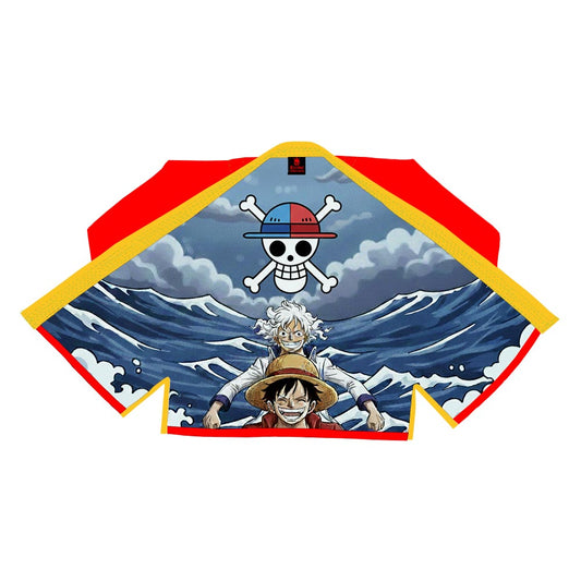 Monkey D. Luffy Skull Sublimation Brazilian Jiu Jitsu Gi - One Piece Red BJJ GI