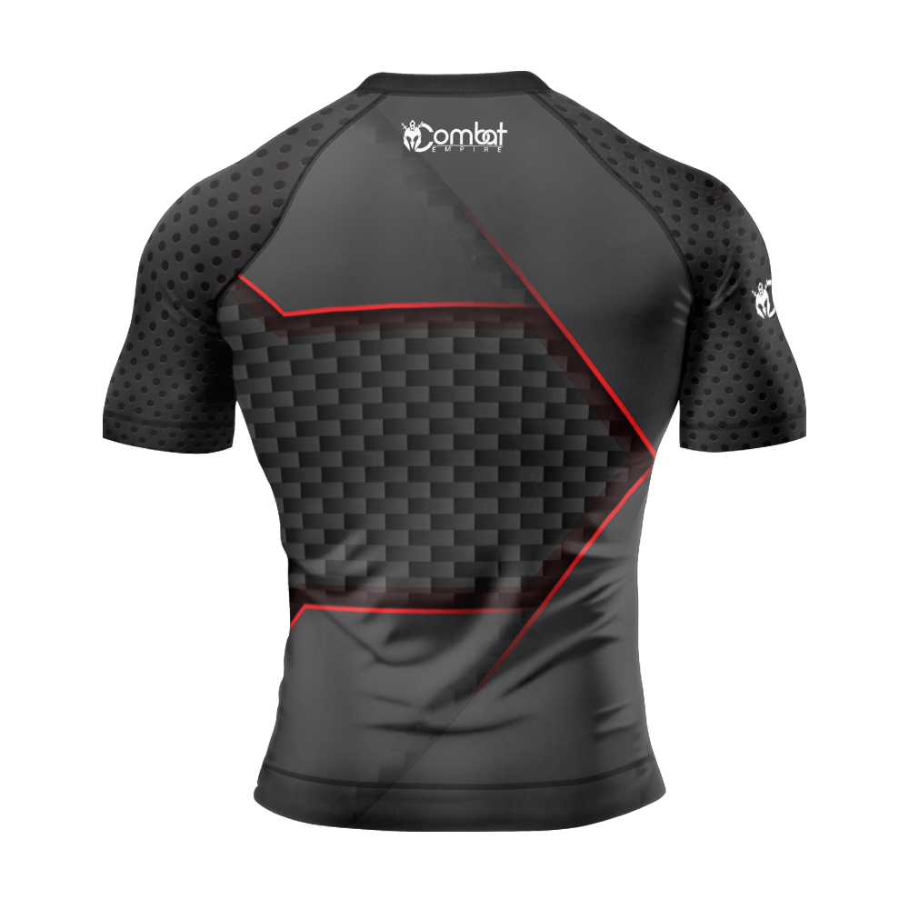 MMA Carbon Fiber Short Sleeve Rash Guard