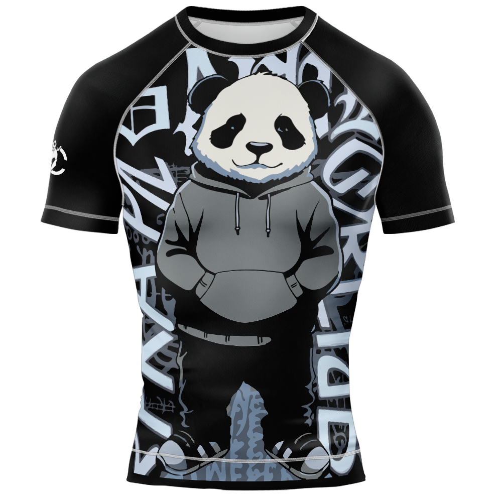MMA SAD PANDA SHORT SLEEVE RASH GUARD