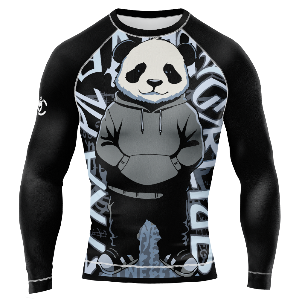 MMA SAD PANDA Long Sleeve Rash Guard