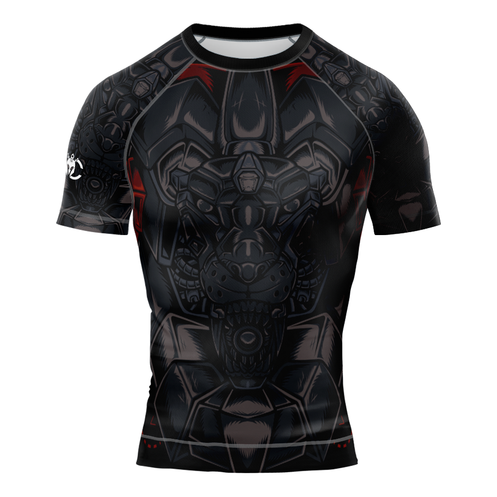 MMA Obsidian Warhound Short Sleeve Rash Guard
