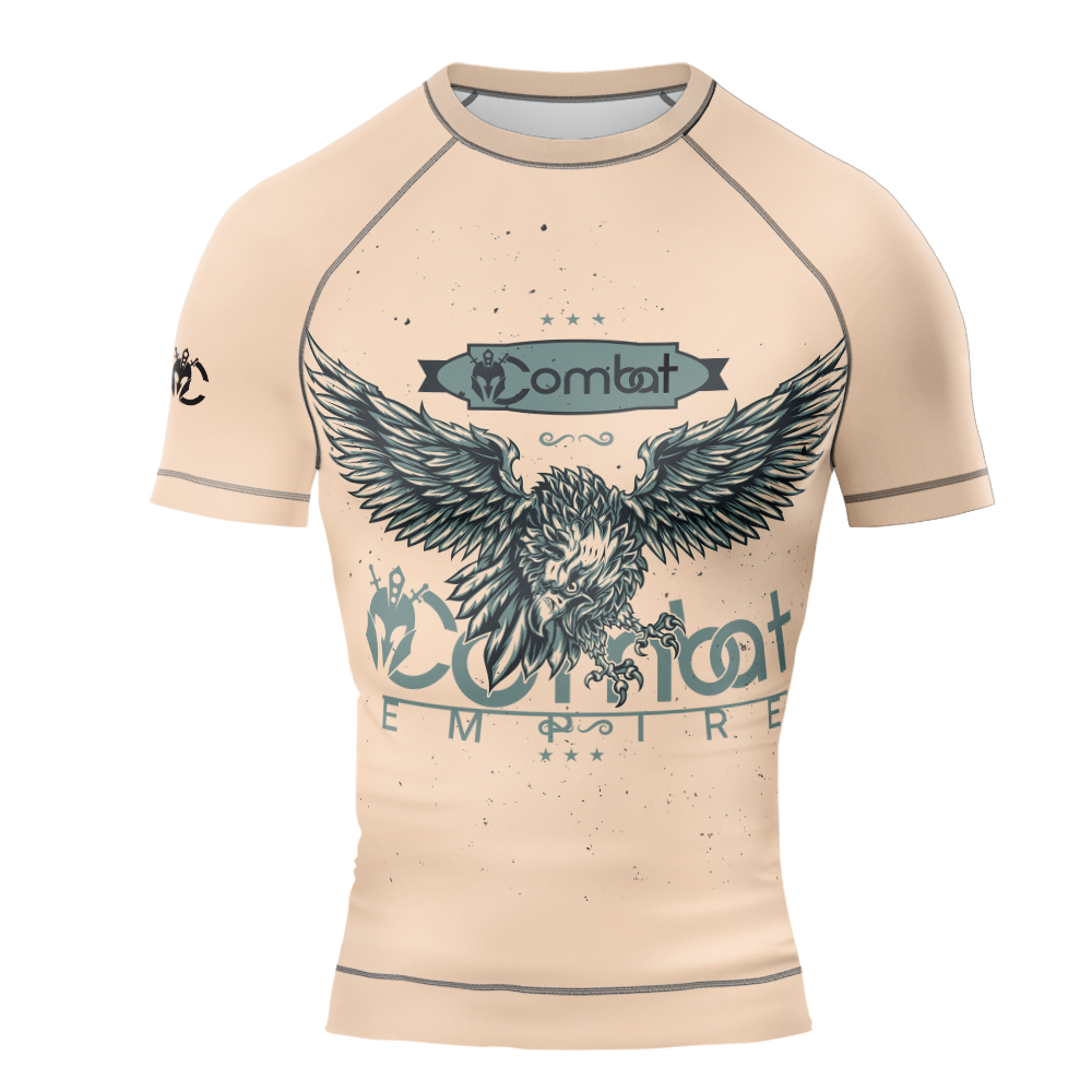 MMA Aerial Dominion Crest Short Sleeve Rash Guard