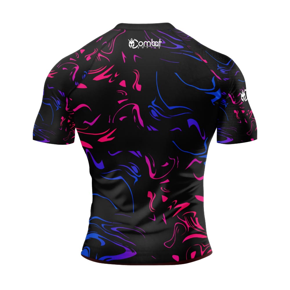 MMA Vivid Bull Terrier Short Sleeve Rash Guard