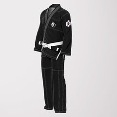 South Korean Flag Sublimation BJJ Gi – Black Pearl Weave Shadow Edition