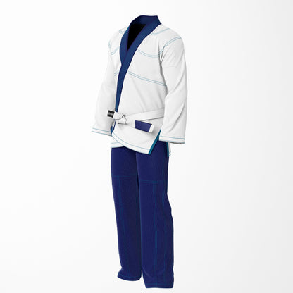Combat Blue & White Reign Brazilian Jiu Jitsu Gi