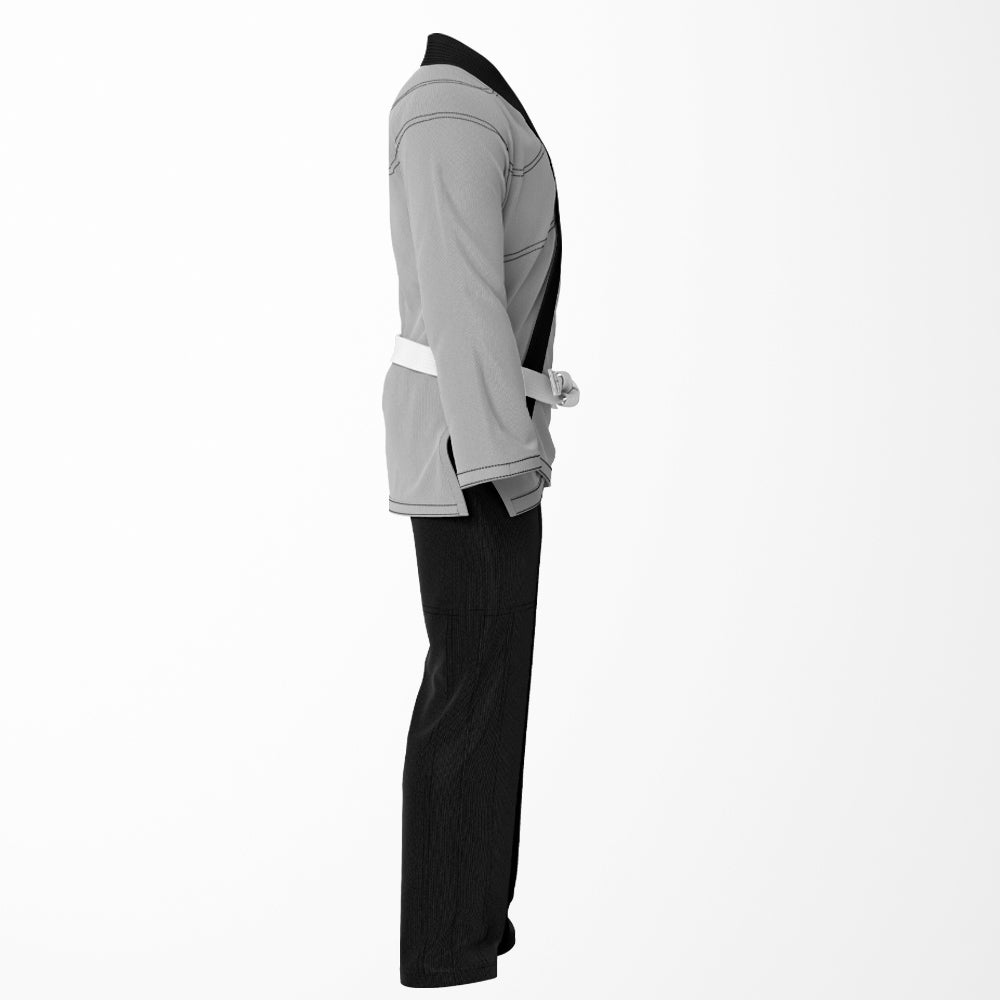 Combat Grey & Black Phantom Brazilian Jiu Jitsu Gi