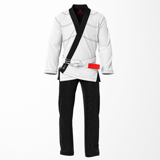 Combat Black & White Classic Brazilian Jiu Jitsu Gi