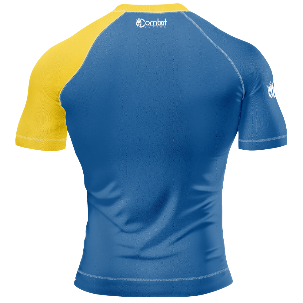 MMA SWEDON PATRIOTIC SHORT SLEEVE RASH GUARD