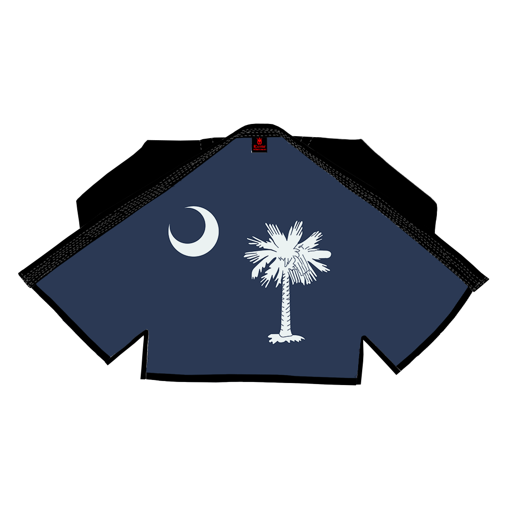 COMBAT PATRIOTIC ALL STATE OF AMERICA SUBLIMATION BRAZILIAN JIU JITSU GI BJJ GI)