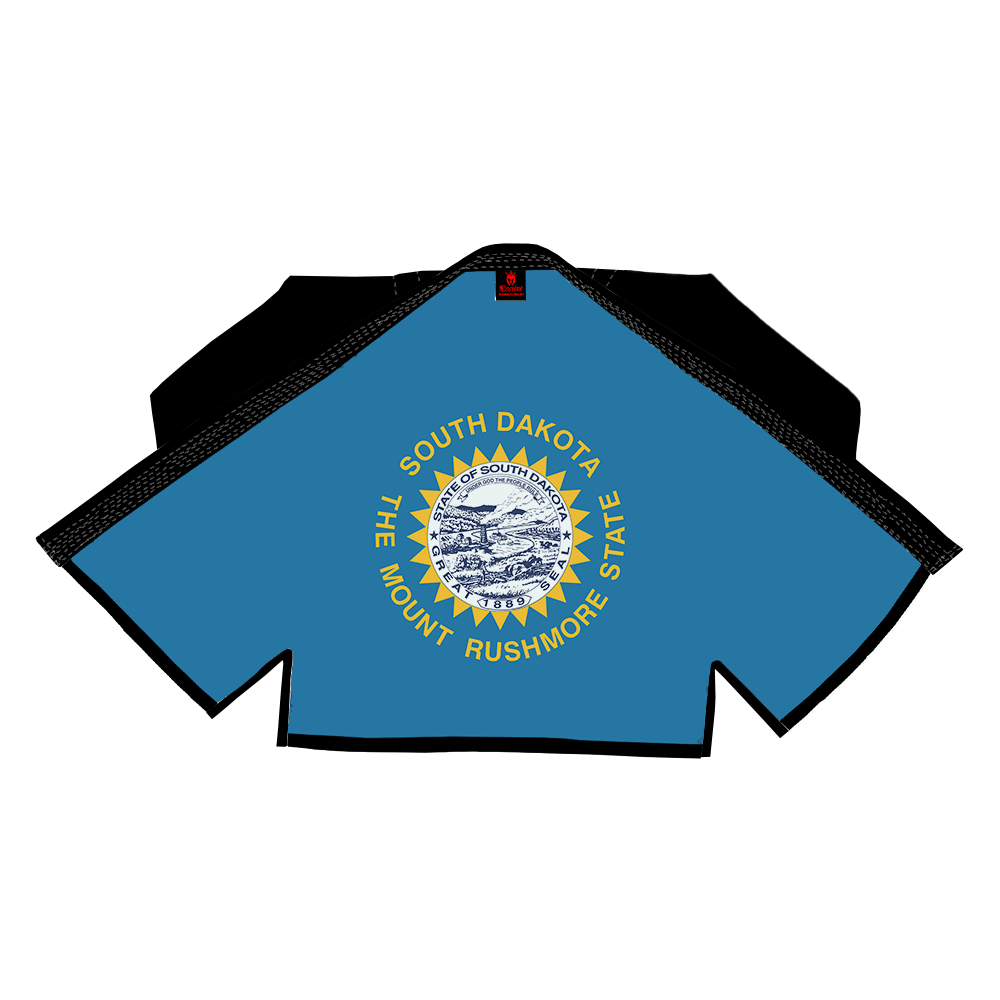 COMBAT PATRIOTIC ALL STATE OF AMERICA SUBLIMATION BRAZILIAN JIU JITSU GI BJJ GI)