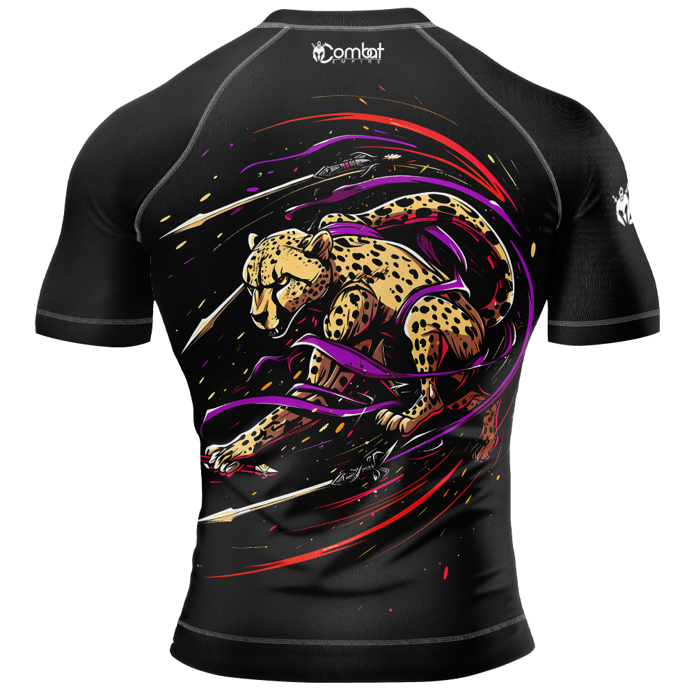 MMA TIGER FIGHT SHORT SLEEVE RASH GUARD