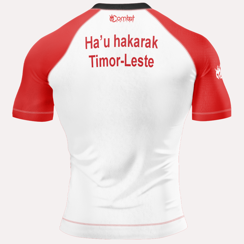 MMA TIMOR LESTE PATRIOTIC SHORT SLEEVE RASH GUARD