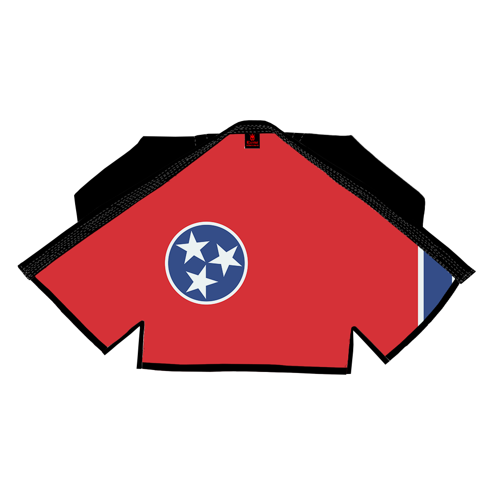 COMBAT PATRIOTIC ALL STATE OF AMERICA SUBLIMATION BRAZILIAN JIU JITSU GI BJJ GI)