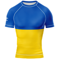 MMA UKRAIN PATRIOTIC SHORT SLEEVE RASH GUARD