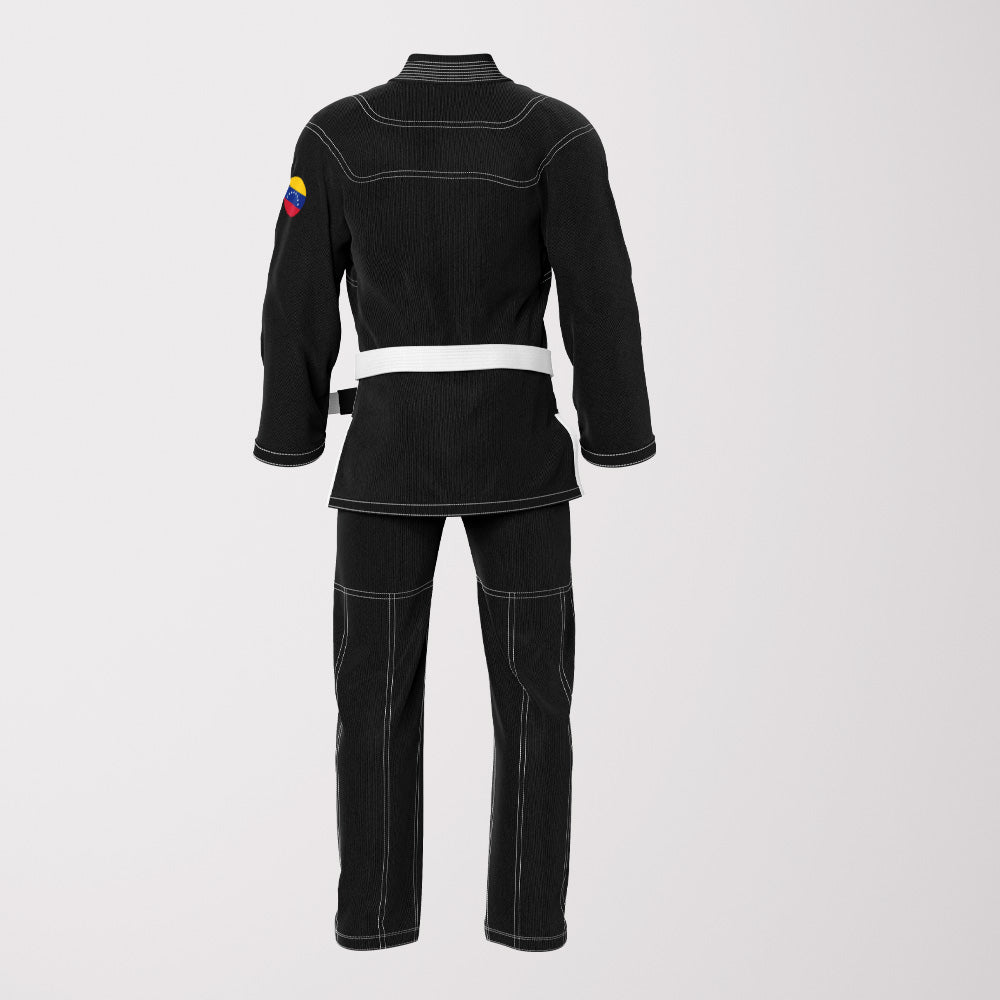 Venezuela Flag Sublimation BJJ Gi | Premium Pearl Weave | Competition Fit