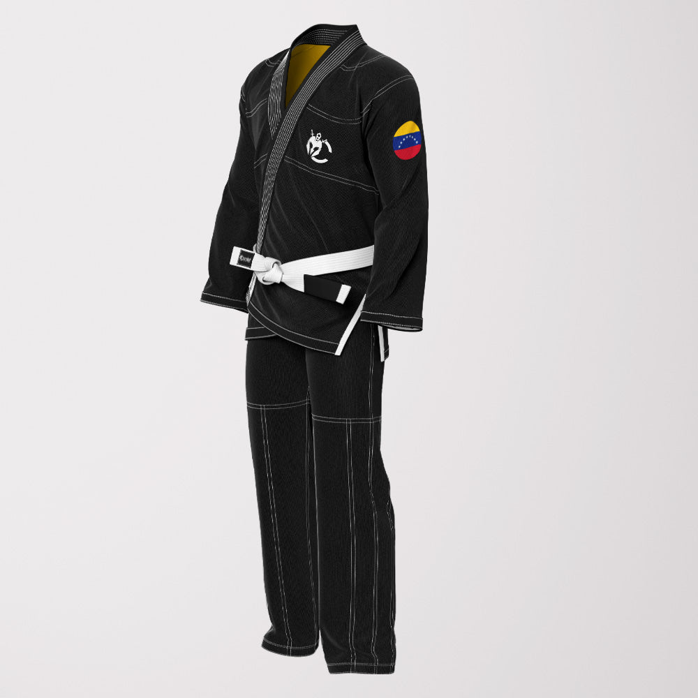 Venezuela Flag Sublimation BJJ Gi | Premium Pearl Weave | Competition Fit