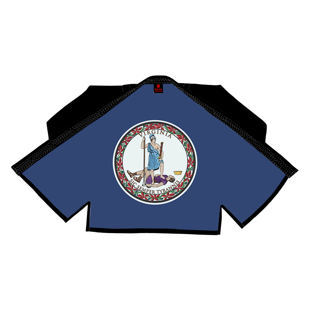 COMBAT PATRIOTIC ALL STATE OF AMERICA SUBLIMATION BRAZILIAN JIU JITSU GI BJJ GI)