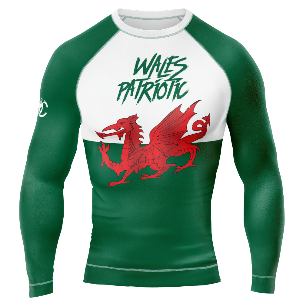 MMA PATRIOIT WALES LONG&SHORT SLEEVE RASH GUARD