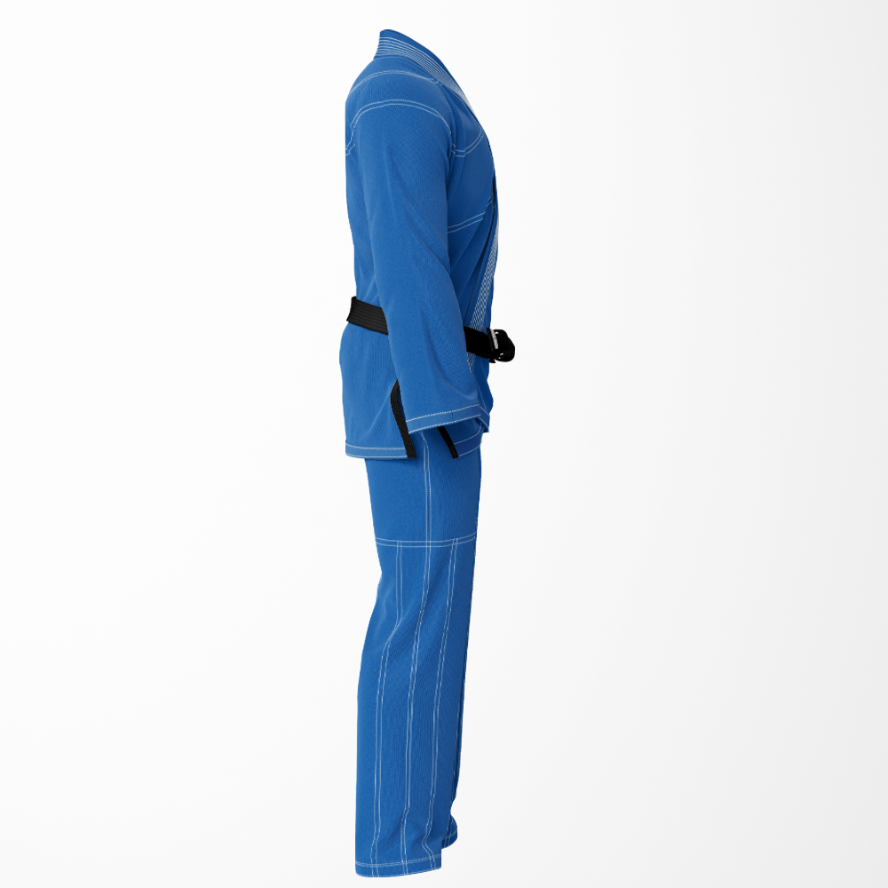 We Are All One Sublimation Blue BJJ Gi - Premium Patriotic Edition
