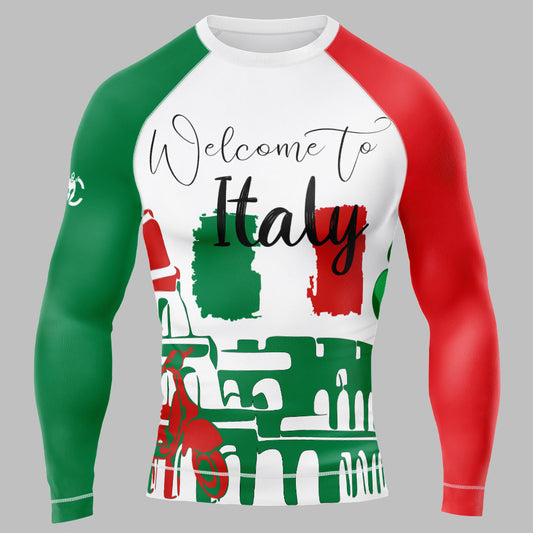 MMA PATRIOIT WELCOME TO ITALY LONG&SHORT SLEEVE RASH GUARD