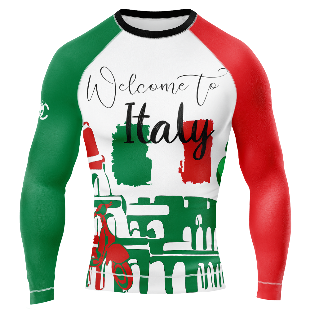 MMA PATRIOIT WELCOME TO ITALY LONG&SHORT SLEEVE RASH GUARD