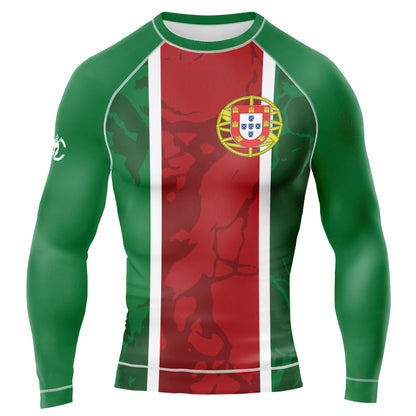 MMA PATRIOIT WESTERN COAST OF EUROPE LONG&SHORT SLEEVE RASH GUARD