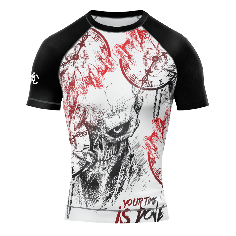 MMA Bushido Your Time is Done Short Sleeve Rash Guard
