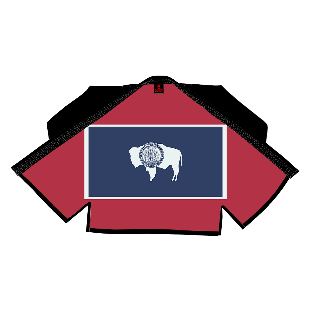 COMBAT PATRIOTIC ALL STATE OF AMERICA SUBLIMATION BRAZILIAN JIU JITSU GI BJJ GI)